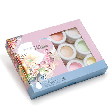 Harmony Reflections Acrylic Coloured Powder - Melody Collection 12pk