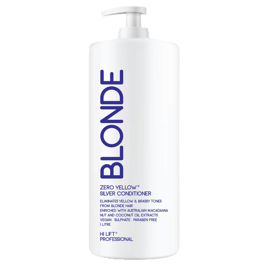 Hi Lift True Blonde Zero Yellow Pure Silver Conditioner 1 Litre