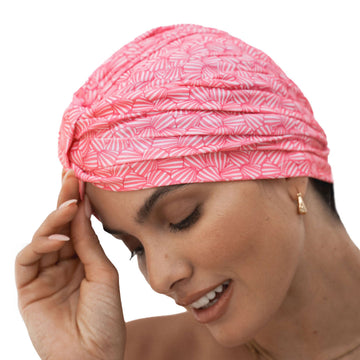 Louvelle Amelie Shower Cap In Sweet Shells