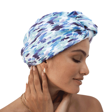 Louvelle Hair Riva Towel Wrap In Resort Blu