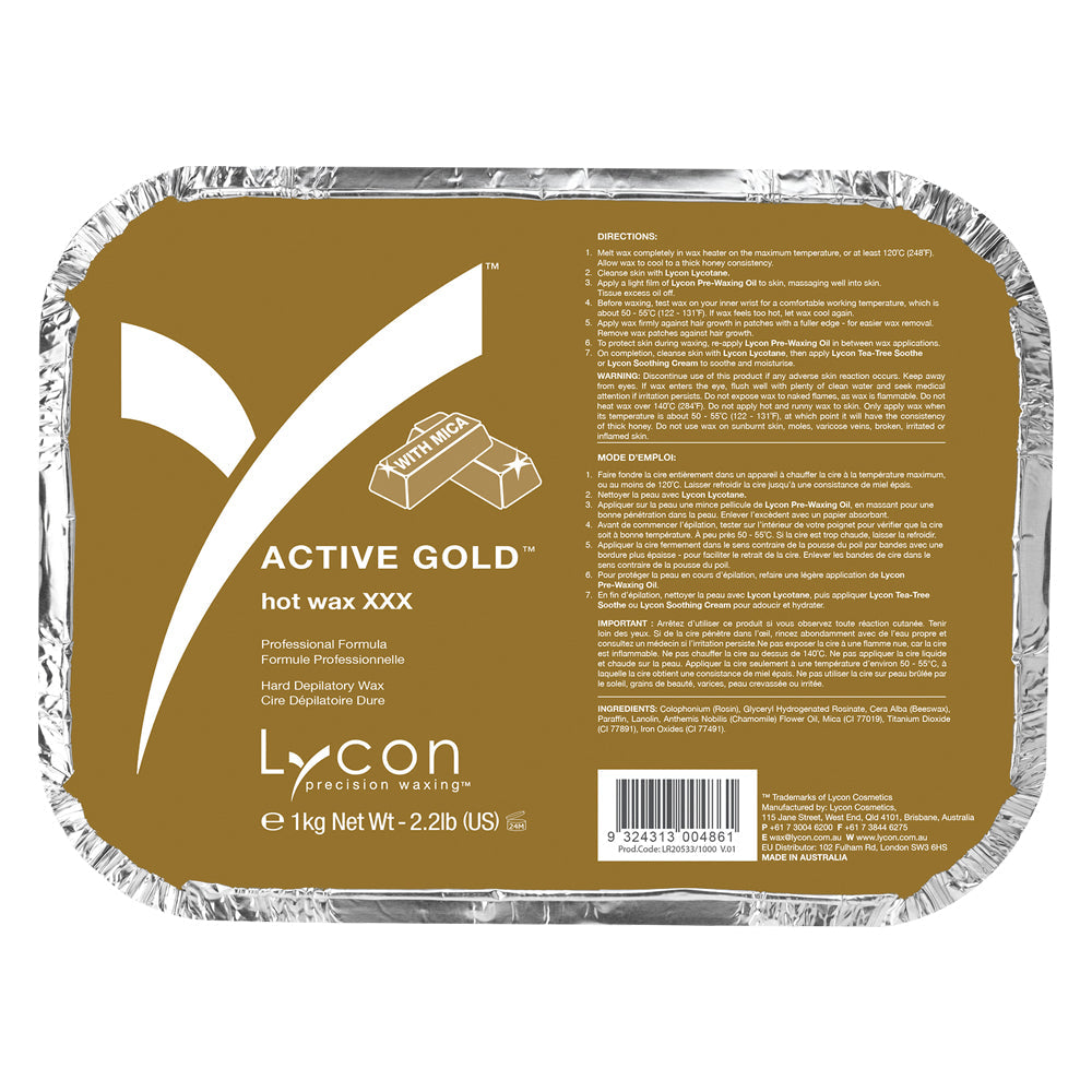 Lycon Active Gold Hot Wax 1kg