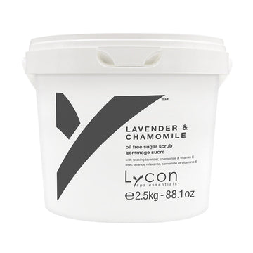 Lycon Spa Essentials Lavender & Chamomile Sugar Scrub Jar 2.5kg