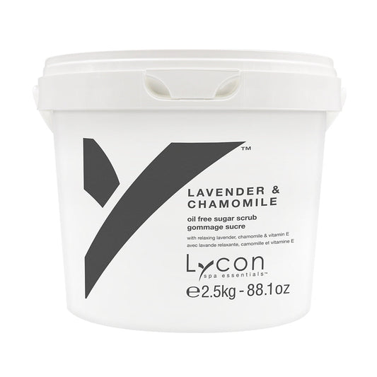 Lycon Spa Essentials Lavender & Chamomile Sugar Scrub Jar 2.5kg