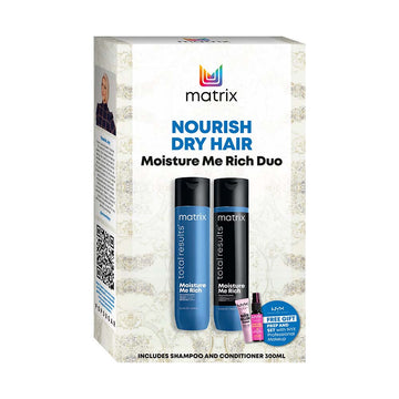 Matrix Total Results Moisture Me Rich Shampoo & Conditioner 300ml Duo Pack