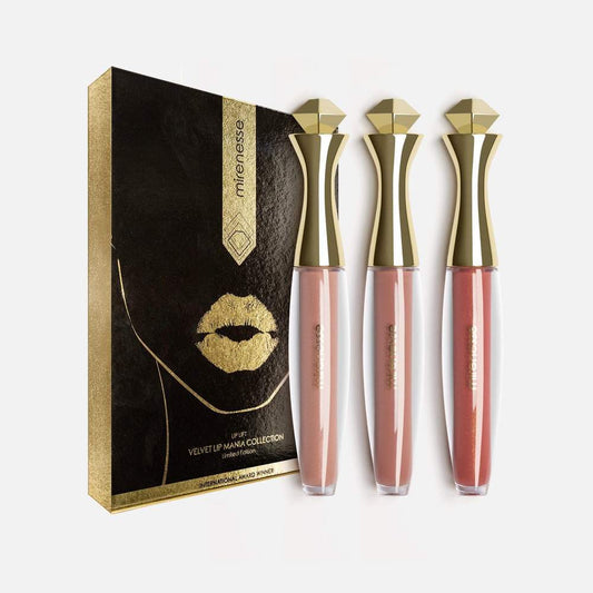 Mirenesse Nude Glossy Velvet Lip Plumper Kit