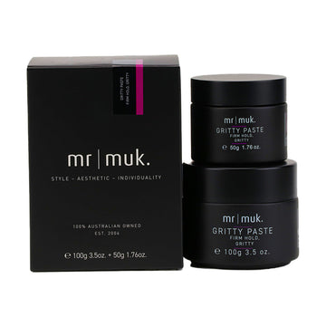 Mr Muk Firm Hold Gritty Paste Duo Pack