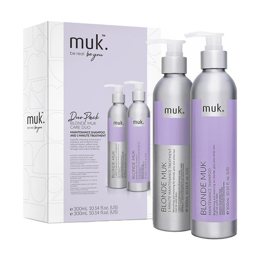 Muk Blonde Muk Shampoo & Treatment 300ml Duo Pack