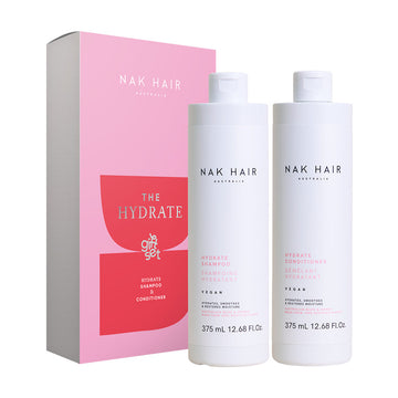 NAK Hair Hydrate Shampoo & Conditioner 375ml Duo Pack