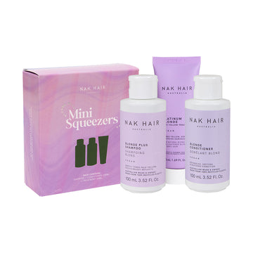 NAK Hair Blonde Plus Mini Squeezers Trio Pack