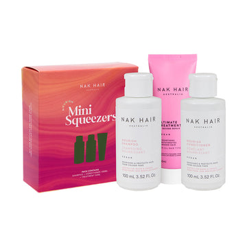 NAK Hair Nourish Mini Squeezers Trio Pack