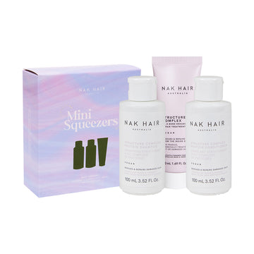 NAK Hair Structure Complex Protein Mini Squeezers Trio Pack
