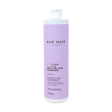 NAK Hair Platinum Blonde Anti-Yellow Shampoo 375ml