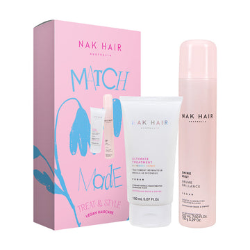 NAK Hair Ultimate Treatment & NAK Hair Shine Mist Spray Duo Pack