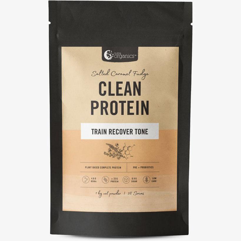 Nutra Organics Clean Protein Salted Caramel Fudge 2