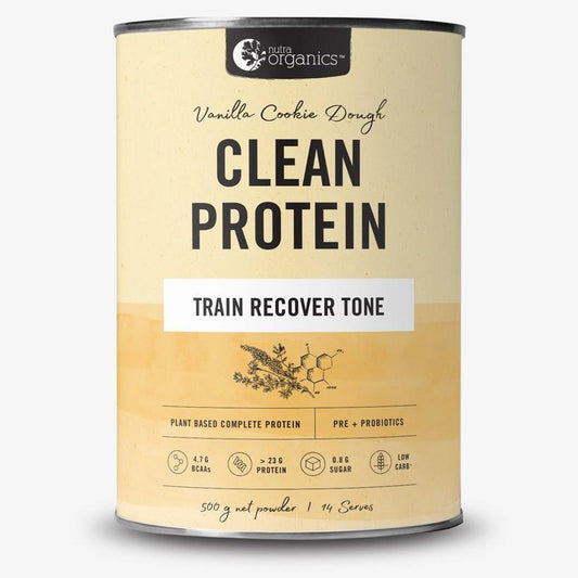 Nutra Organics Clean Protein Vanilla Cookie Dough 1