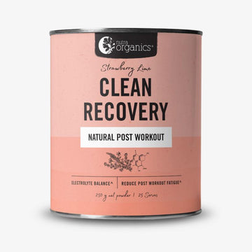 Nutra Organics Clean Recovery Strawberry Lime 250g