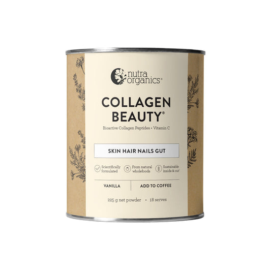 Nutra Organics Collagen Beauty Vanilla 225g