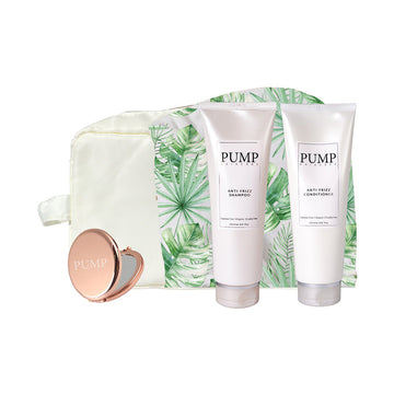 Pump Haircare Anti-Frizz Shampoo & Conditioner 250ml Duo Pack