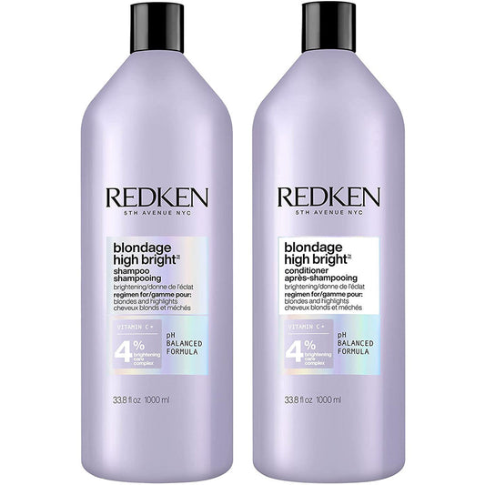Redken Blondage High Bright Shampoo & Conditioner Pack 1 Litre