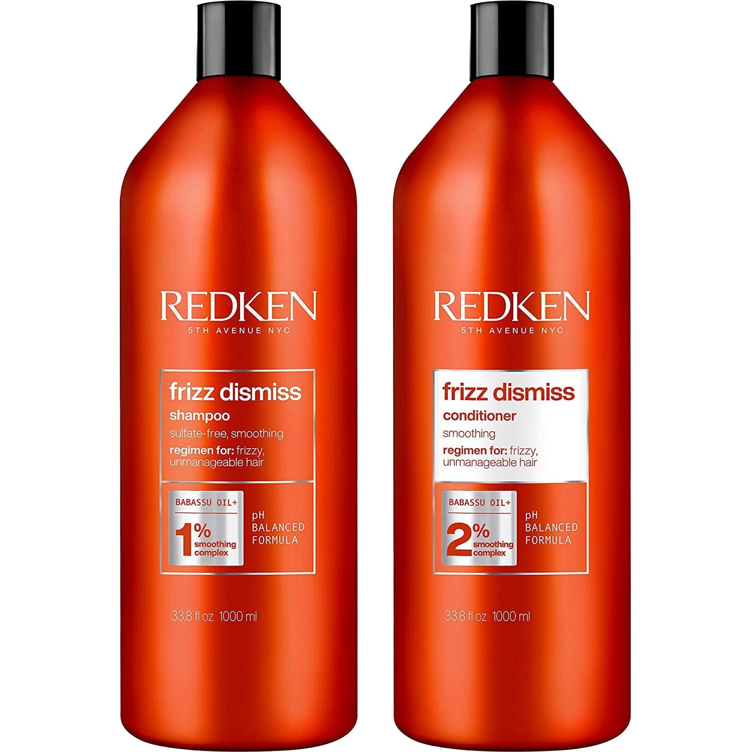 Redken Frizz Dismiss Shampoo & Conditioner Pack 1 Litre
