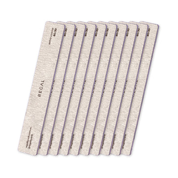 Regal by Anh Rectangle Extra Coarse 80/80 Nail File 10 Pack