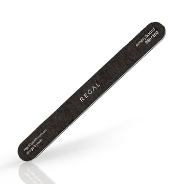 Regal by Anh Standard Emeryboard Black 280/280 Nail File 1pc