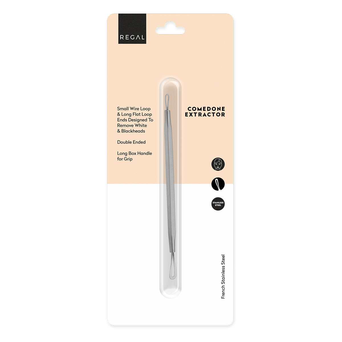 Regal by Anh Universal Comedone Extractor (French Stainless Steel)