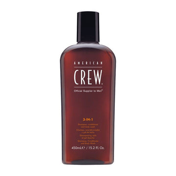 American Crew 3 In 1 Shampoo Conditioner Body Wash 450ml