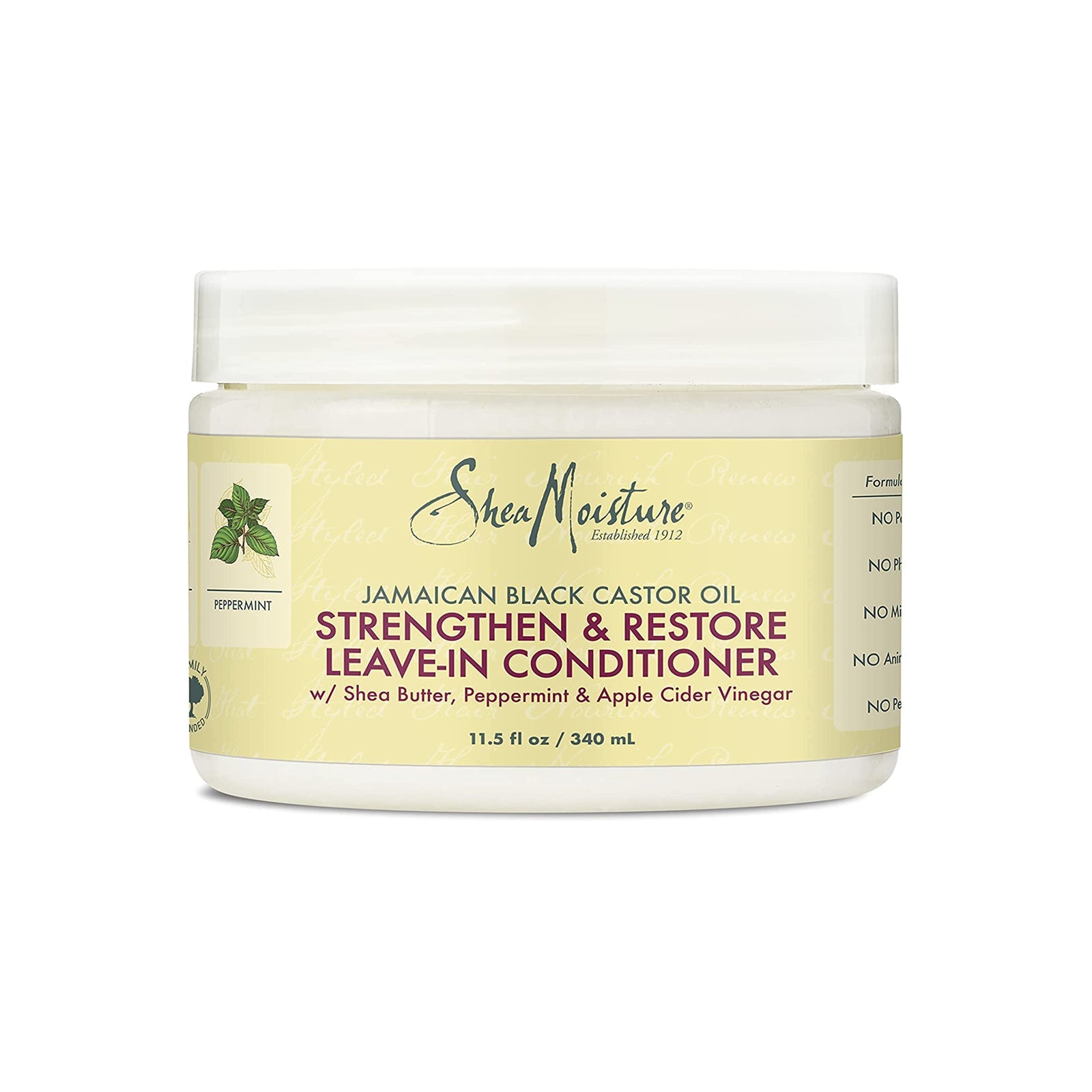 Shea Moisture Jamaican Black Castor Oil Strengthen & Restore Leave-In Conditioner 340ml