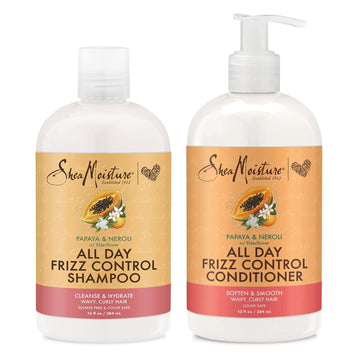 Shea Moisture Papaya & Neroli All Day Frizz Control Shampoo & Conditioner 384ml
