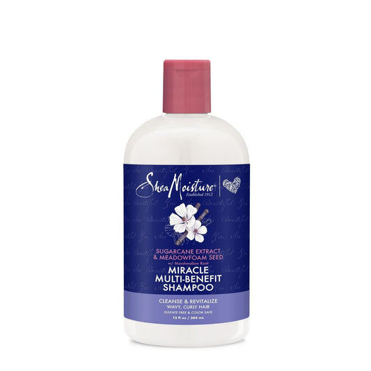 Shea Moisture Sugarcane Extract & Meadowfoam Seed Miracle Multi-Benefit Shampoo 384ml