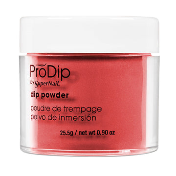 ProDip by SuperNail Nail Dip Powder - Alluring Red 25g