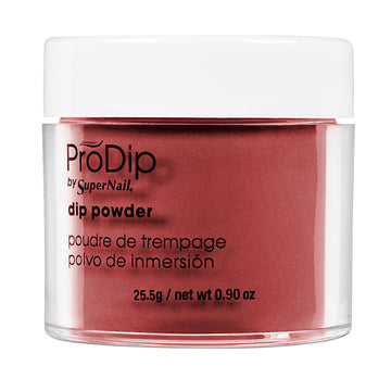 ProDip by SuperNail Nail Dip Powder - Red Dahlia 25g