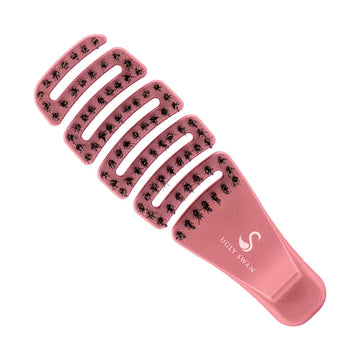 Ugly Swan Scream-Free Detangling Brush Palm Flexi Rose Gold