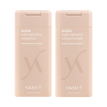 VANI-T Gloss Hair Growth Shampoo & Conditioner Duo 370ml