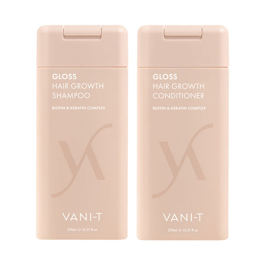 VANI-T Gloss Hair Growth Shampoo & Conditioner Duo 370ml