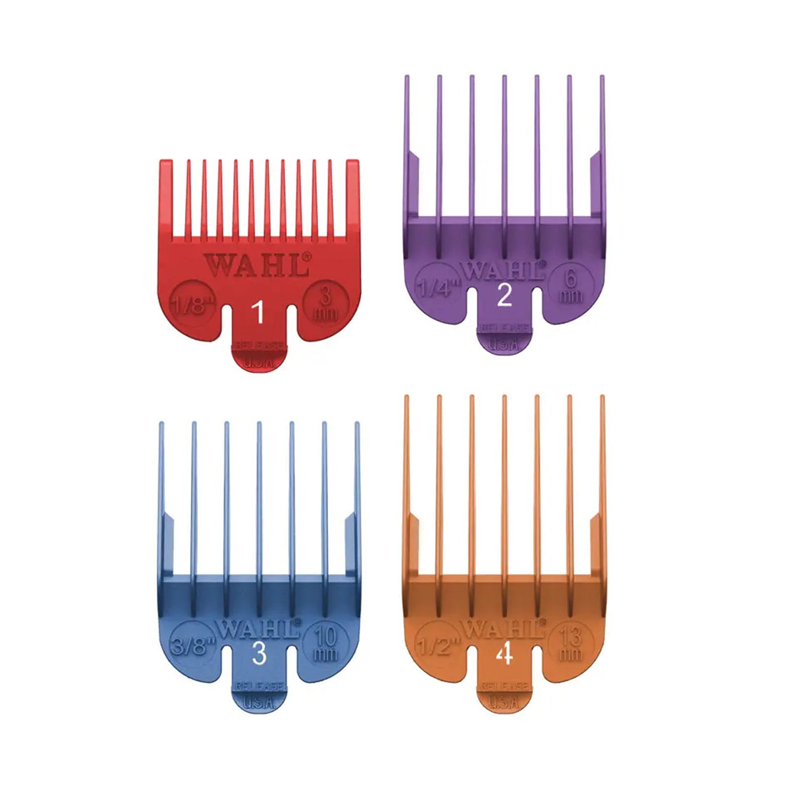 Wahl Coloured Guide Pack #1 to #4