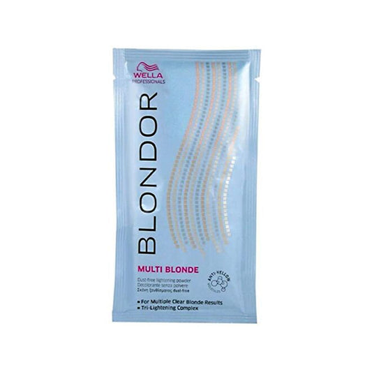 Wella Blondor Multi Blonde Dust Free Powder Lightener Sachet 30g