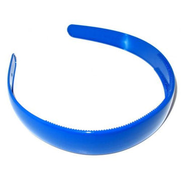 Where on Earth School Hairband Plastic 2.5cm Royal Blue